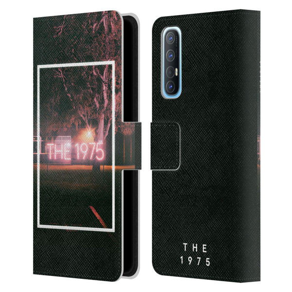 The 1975 Songs Neon Sign Logo Leather Book Wallet Case Cover For OPPO Find X2 Neo 5G