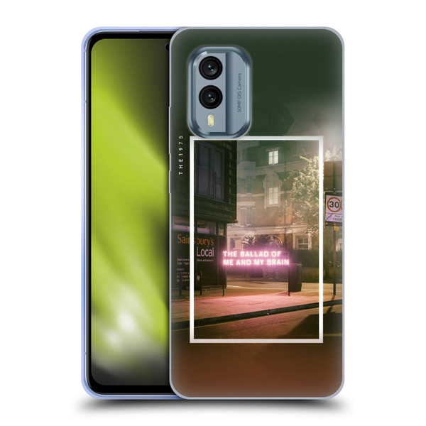 The 1975 Songs The Ballad Of Me And My Brain Soft Gel Case for Nokia X30