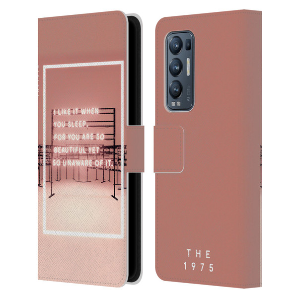 The 1975 Songs I Like It When You Sleep Leather Book Wallet Case Cover For OPPO Find X3 Neo / Reno5 Pro+ 5G