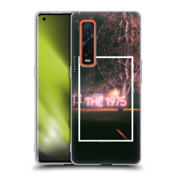 The 1975 Songs Neon Sign Logo Soft Gel Case for OPPO Find X2 Pro 5G