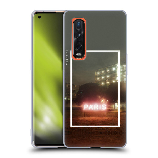 The 1975 Songs Paris Soft Gel Case for OPPO Find X2 Pro 5G