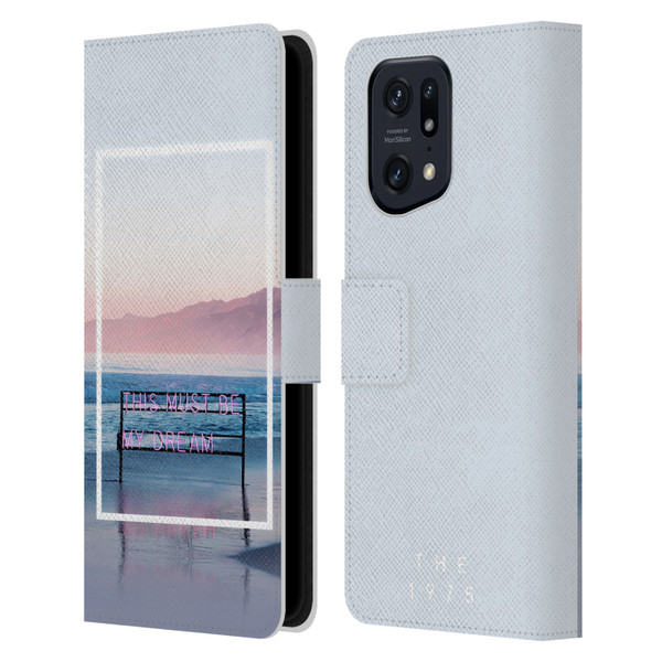 The 1975 Songs This Must Be My Dream Leather Book Wallet Case Cover For OPPO Find X5 Pro