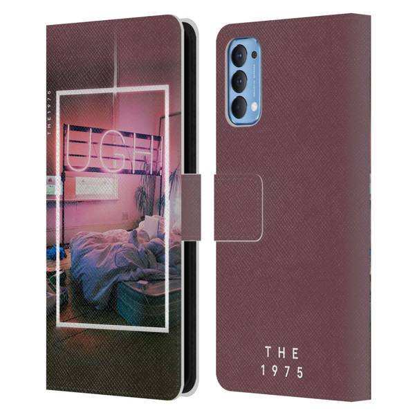 The 1975 Songs Ugh Leather Book Wallet Case Cover For OPPO Reno 4 5G