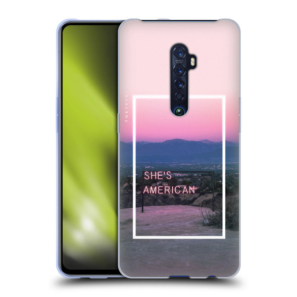 The 1975 Songs She's American Soft Gel Case for OPPO Reno 2
