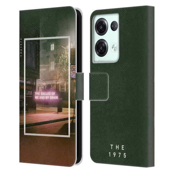 The 1975 Songs The Ballad Of Me And My Brain Leather Book Wallet Case Cover For OPPO Reno8 Pro