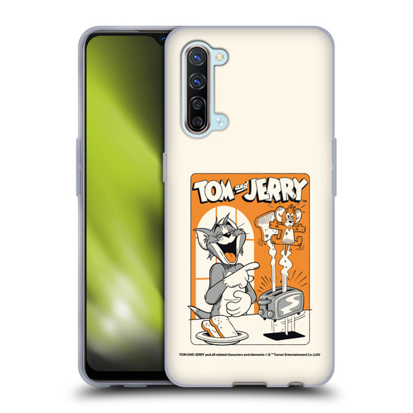 Tom and Jerry Illustration Laugh And Toasted Soft Gel Case for OPPO Find X2 Lite 5G
