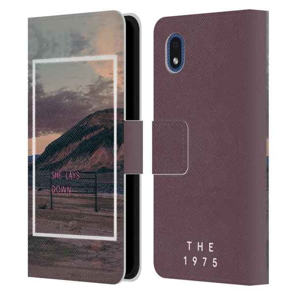 The 1975 Songs She Lays Down Leather Book Wallet Case Cover For Samsung Galaxy A01 Core (2020)
