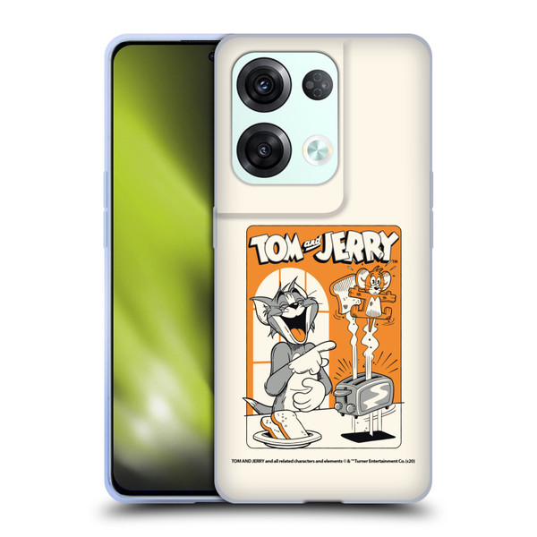 Tom and Jerry Illustration Laugh And Toasted Soft Gel Case for OPPO Reno8 Pro