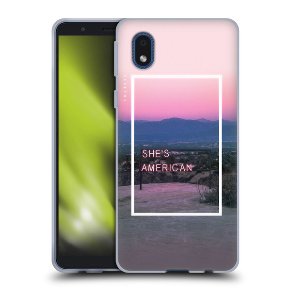 The 1975 Songs She's American Soft Gel Case for Samsung Galaxy A01 Core (2020)