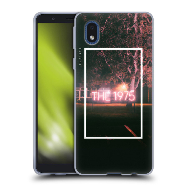 The 1975 Songs Neon Sign Logo Soft Gel Case for Samsung Galaxy A01 Core (2020)