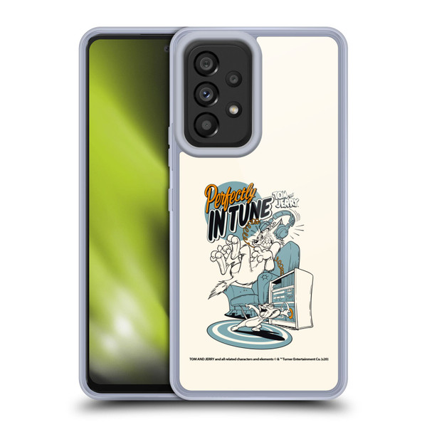 Tom and Jerry Illustration Perfectly In Tune Soft Gel Case for Samsung Galaxy A53 5G (2022)