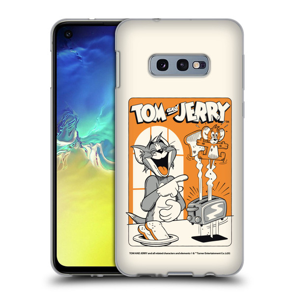 Tom and Jerry Illustration Laugh And Toasted Soft Gel Case for Samsung Galaxy S10e