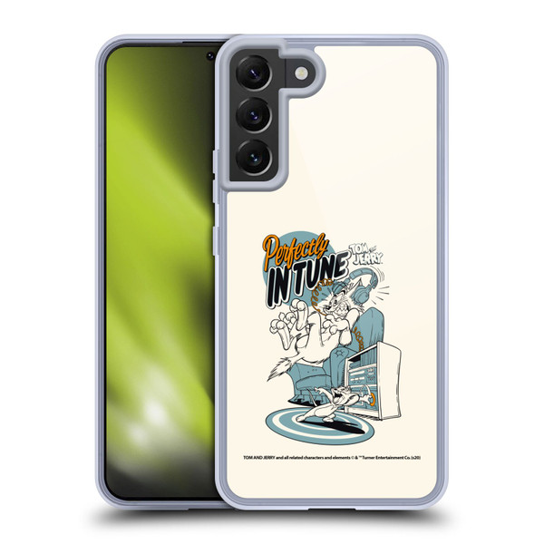 Tom and Jerry Illustration Perfectly In Tune Soft Gel Case for Samsung Galaxy S22+ 5G