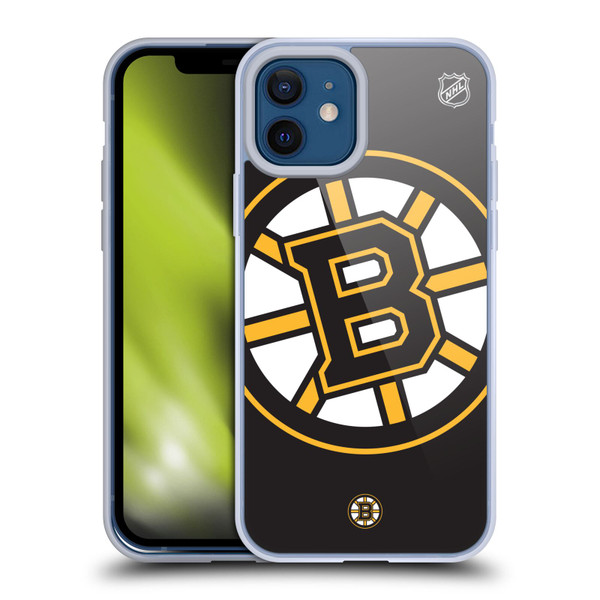 NHL Boston Bruins Oversized Soft Gel Case for Apple iPhone 12 / iPhone 12 Pro & MagSafe