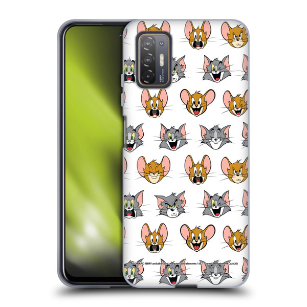 Tom and Jerry Patterns Expressions Soft Gel Case for HTC Desire 21 Pro 5G
