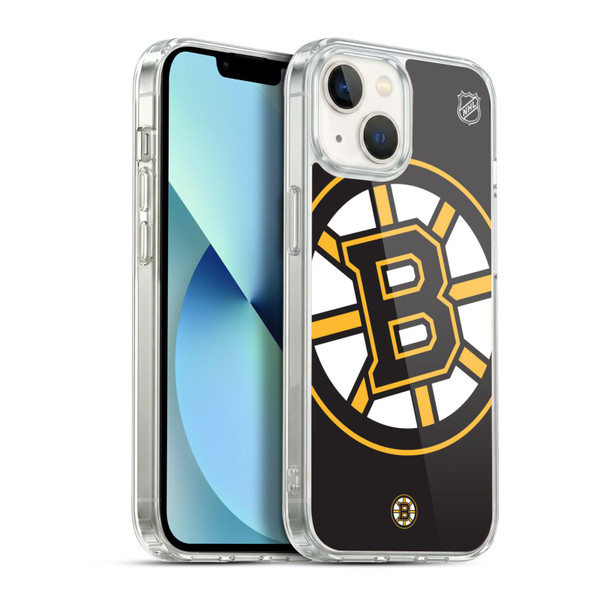 NHL Boston Bruins Oversized Soft Gel Case for Apple iPhone 13