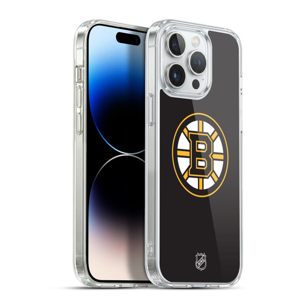 NHL Boston Bruins Plain Soft Gel Case for Apple iPhone 13 Pro Max & MagSafe