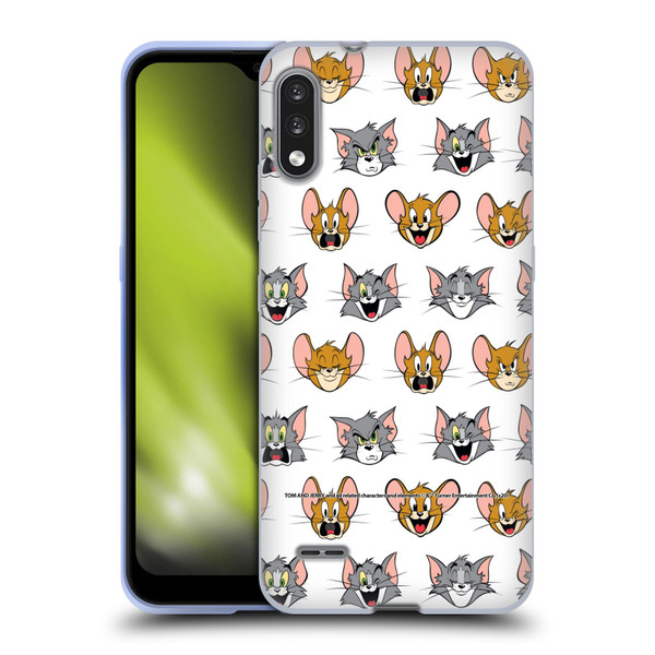 Tom and Jerry Patterns Expressions Soft Gel Case for LG K22