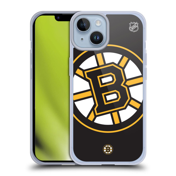 NHL Boston Bruins Oversized Soft Gel Case for Apple iPhone 14