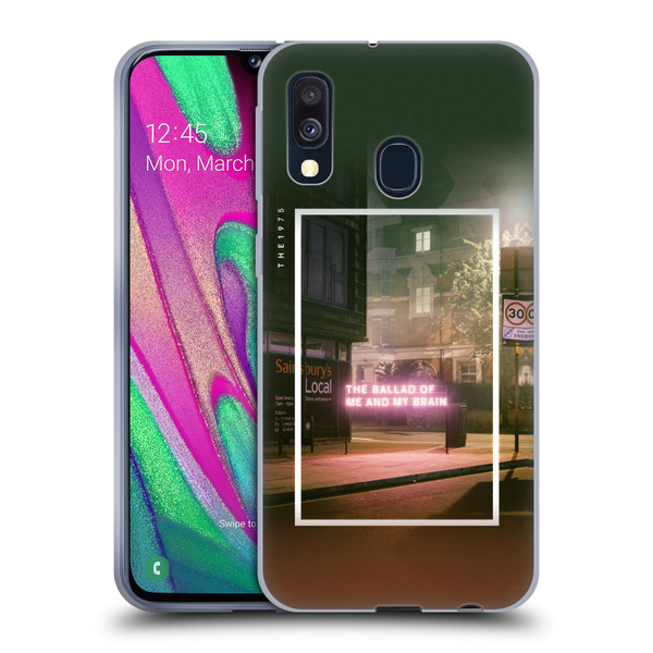 The 1975 Songs The Ballad Of Me And My Brain Soft Gel Case for Samsung Galaxy A40 (2019)