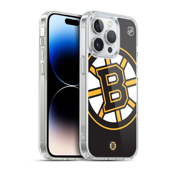 NHL Boston Bruins Oversized Soft Gel Case for Apple iPhone 14 Pro & MagSafe