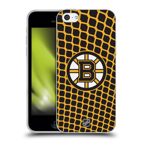 NHL Boston Bruins Net Pattern Soft Gel Case for Apple iPhone 5c