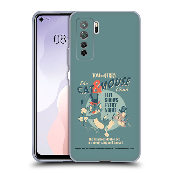 Tom and Jerry Retro Cat & Mouse Club Soft Gel Case for Huawei Nova 7 SE/P40 Lite 5G