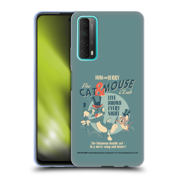 Tom and Jerry Retro Cat & Mouse Club Soft Gel Case for Huawei P Smart (2021)