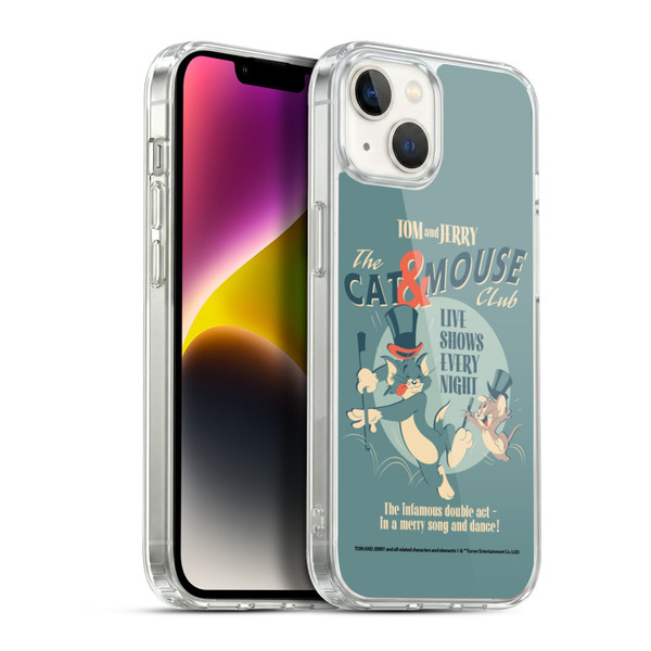 Tom and Jerry Retro Cat & Mouse Club Soft Gel Case for Apple iPhone 14 Plus & MagSafe
