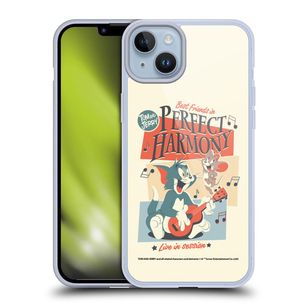 Tom and Jerry Retro Perfect Harmony Soft Gel Case for Apple iPhone 14 Plus