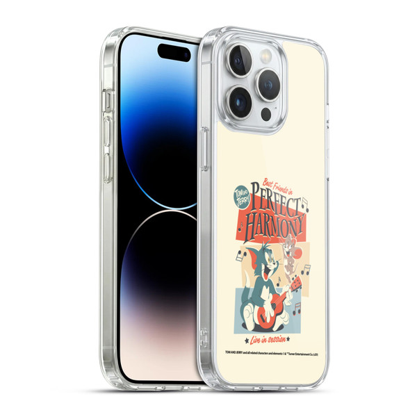 Tom and Jerry Retro Perfect Harmony Soft Gel Case for Apple iPhone 14 Pro Max & MagSafe