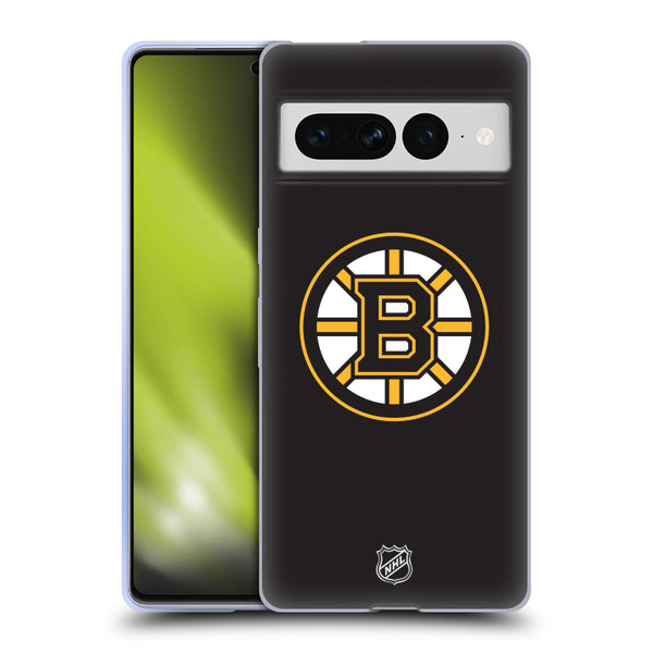 NHL Boston Bruins Plain Soft Gel Case for Google Pixel 7 Pro