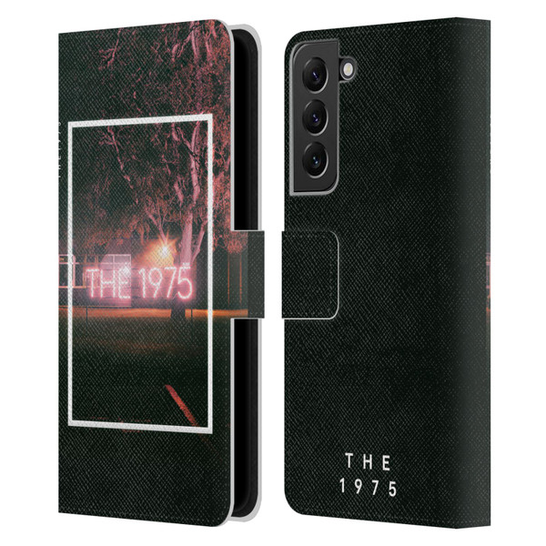 The 1975 Songs Neon Sign Logo Leather Book Wallet Case Cover For Samsung Galaxy S22+ 5G