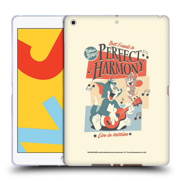 Tom and Jerry Retro Perfect Harmony Soft Gel Case for Apple iPad 10.2 2019/2020/2021