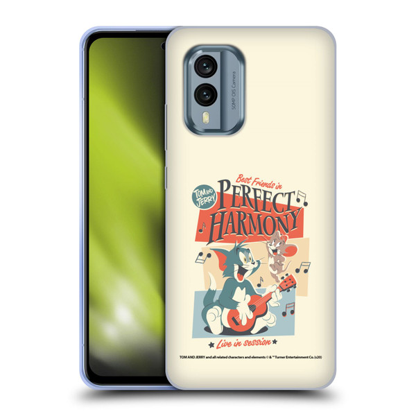 Tom and Jerry Retro Perfect Harmony Soft Gel Case for Nokia X30