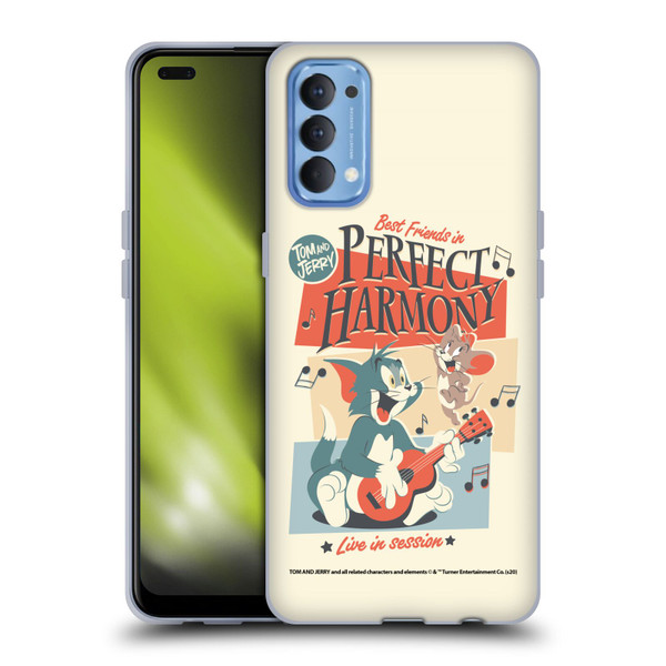 Tom and Jerry Retro Perfect Harmony Soft Gel Case for OPPO Reno 4 5G