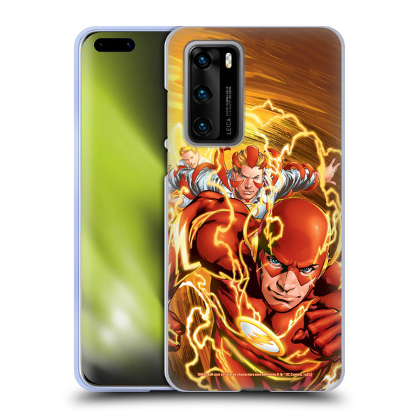 The Flash DC Comics Comic Book Covers New 52 Vol 4 #1 Soft Gel Case for Huawei P40 5G