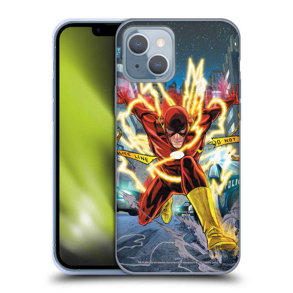 The Flash DC Comics Comic Book Covers Brightest Day Vol 3 #1 Soft Gel Case for Apple iPhone 14
