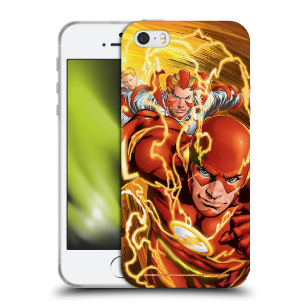 The Flash DC Comics Comic Book Covers New 52 Vol 4 #1 Soft Gel Case for Apple iPhone 5 / 5s / iPhone SE 2016