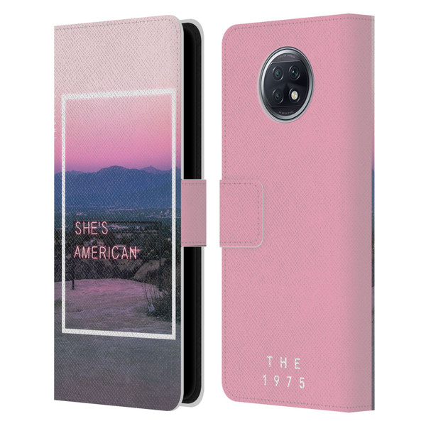 The 1975 Songs She's American Leather Book Wallet Case Cover For Xiaomi Redmi Note 9T 5G