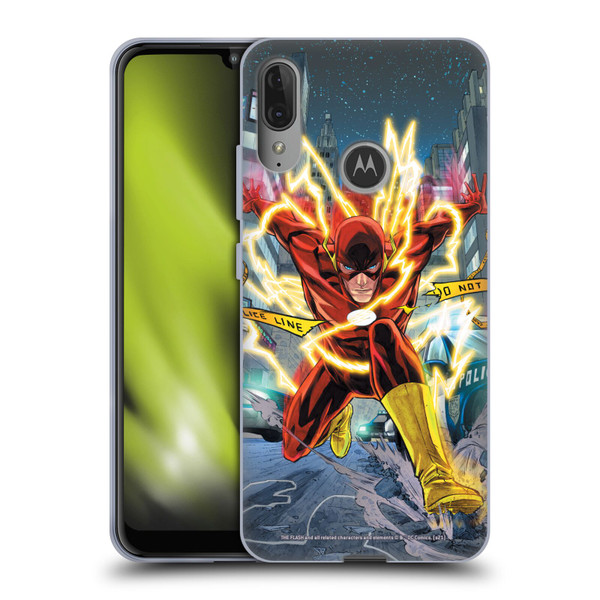 The Flash DC Comics Comic Book Covers Brightest Day Vol 3 #1 Soft Gel Case for Motorola Moto E6 Plus