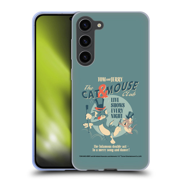 Tom and Jerry Retro Cat & Mouse Club Soft Gel Case for Samsung Galaxy S23+ 5G