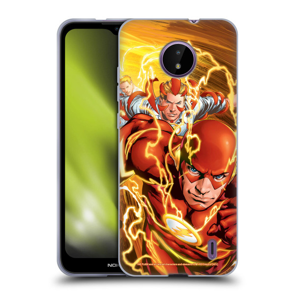 The Flash DC Comics Comic Book Covers New 52 Vol 4 #1 Soft Gel Case for Nokia C10 / C20