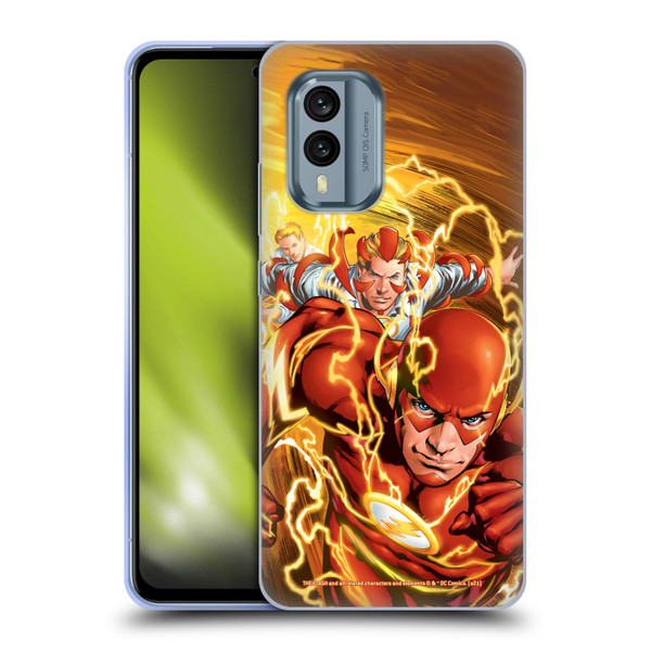 The Flash DC Comics Comic Book Covers New 52 Vol 4 #1 Soft Gel Case for Nokia X30