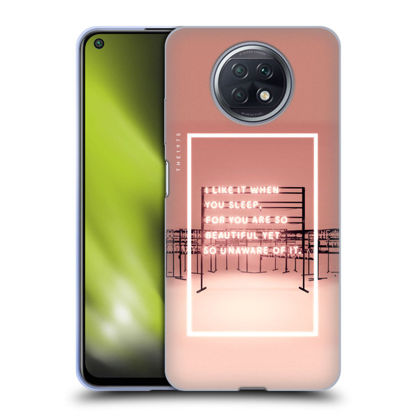 The 1975 Songs I Like It When You Sleep Soft Gel Case for Xiaomi Redmi Note 9T 5G