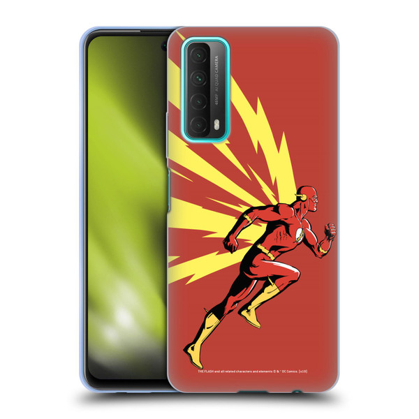 The Flash DC Comics Fast Fashion Running Soft Gel Case for Huawei P Smart (2021)