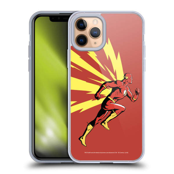 The Flash DC Comics Fast Fashion Running Soft Gel Case for Apple iPhone 11 Pro