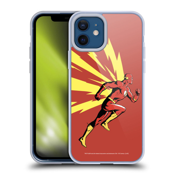 The Flash DC Comics Fast Fashion Running Soft Gel Case for Apple iPhone 12 / iPhone 12 Pro