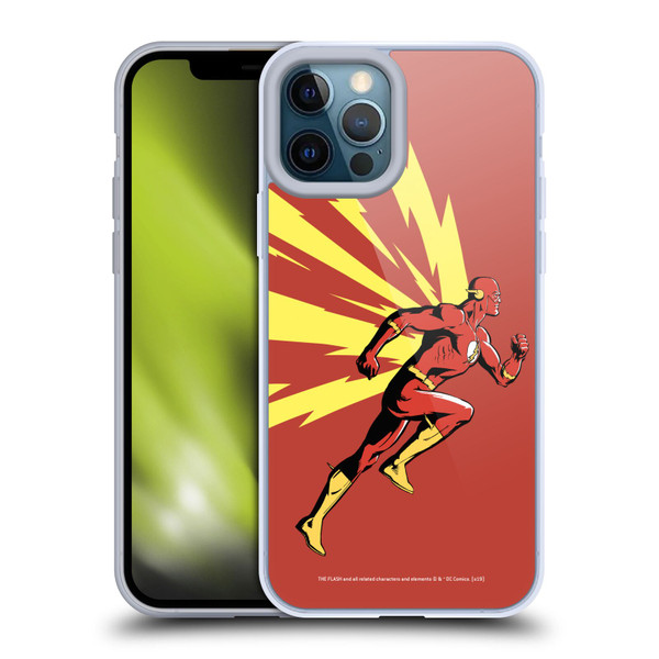 The Flash DC Comics Fast Fashion Running Soft Gel Case for Apple iPhone 12 Pro Max