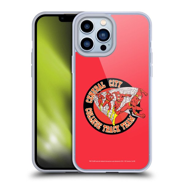 The Flash DC Comics Fast Fashion Central City Soft Gel Case for Apple iPhone 13 Pro Max